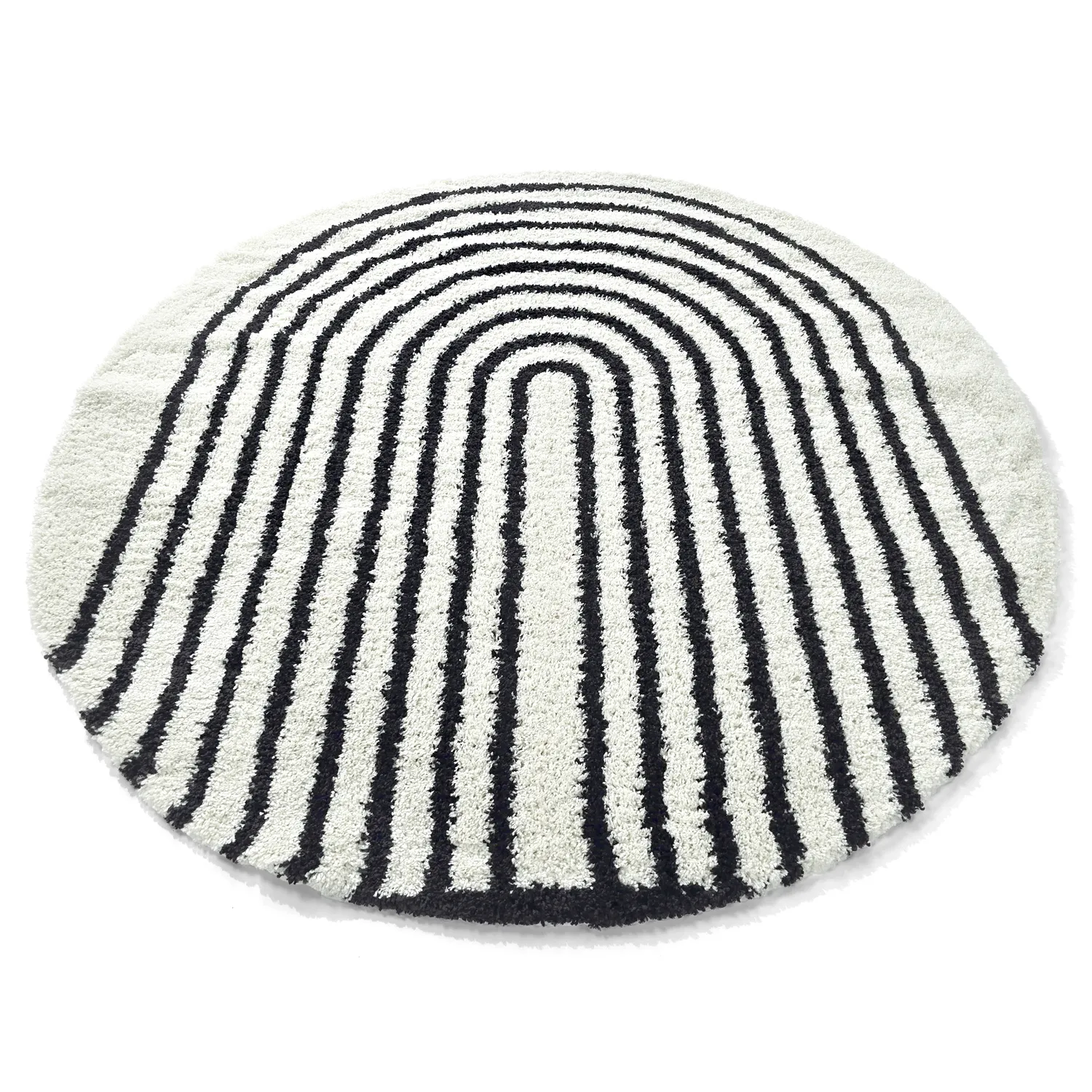 Round rugs - Cluny (white/black)