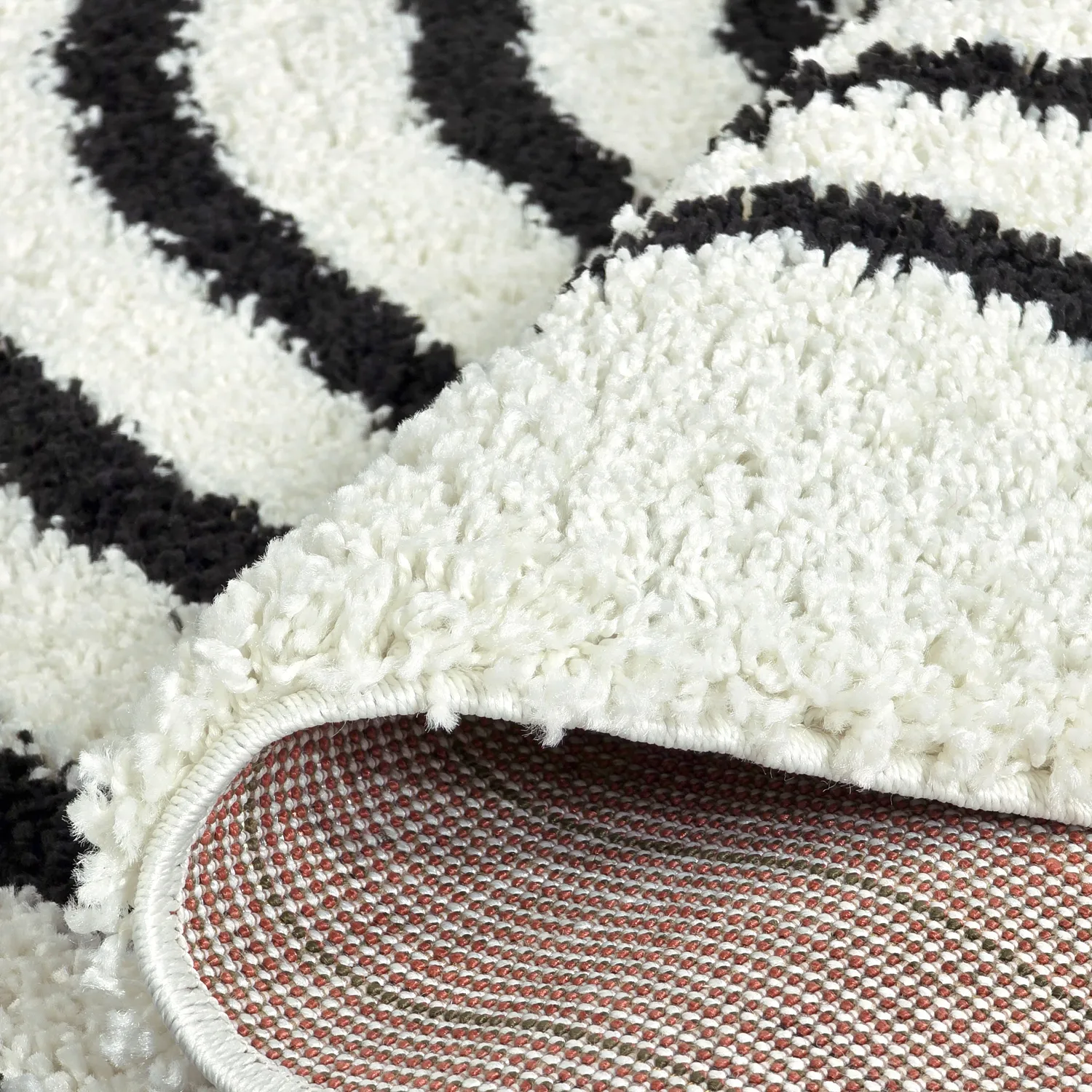 Round rugs - Cluny (white/black)