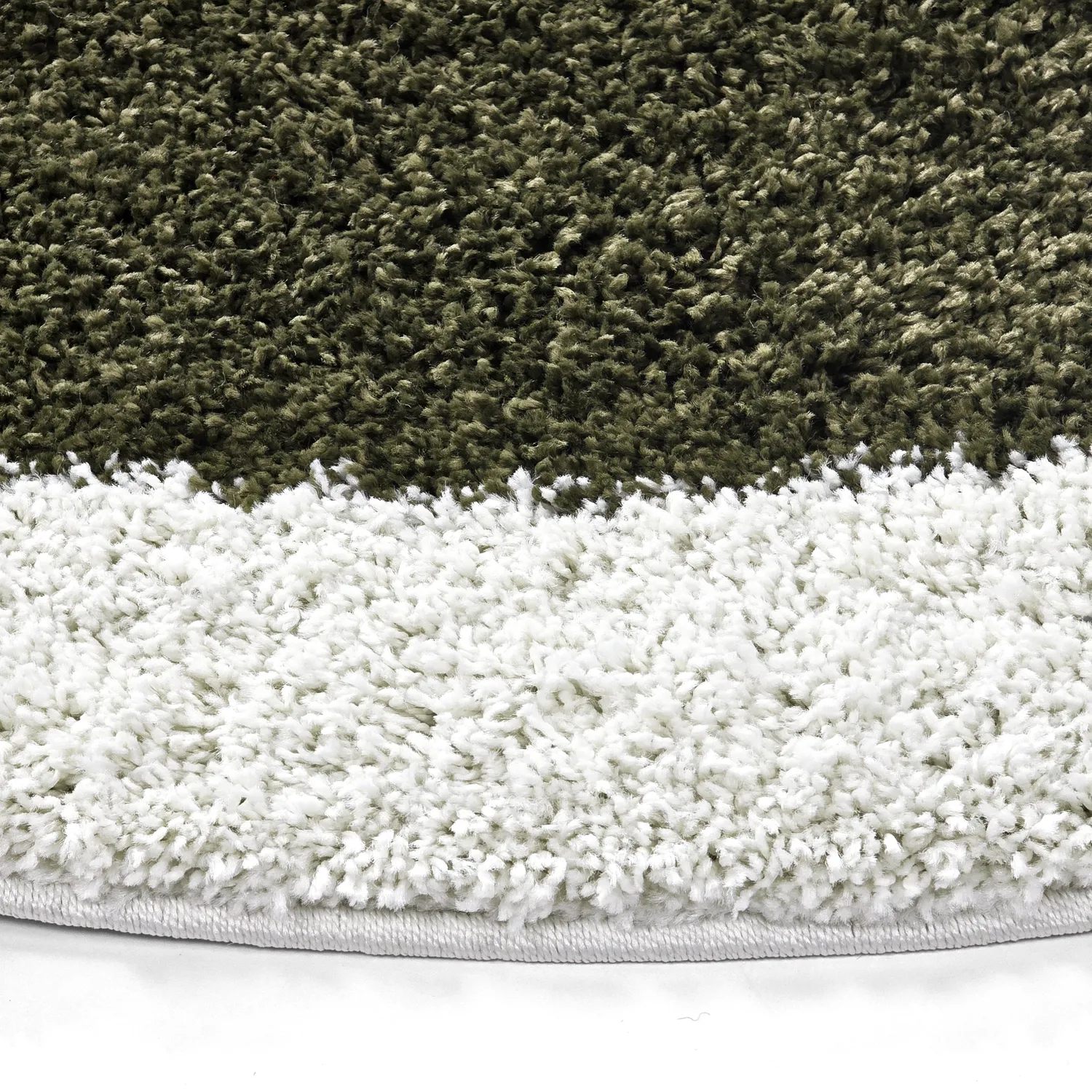 Round rugs - Conques (green/white)