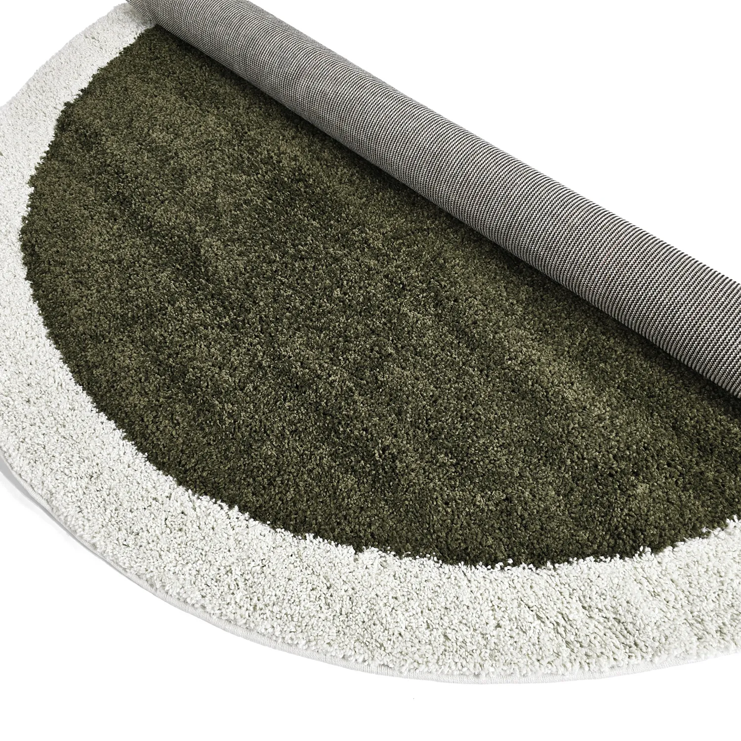 Round rugs - Conques (green/white)