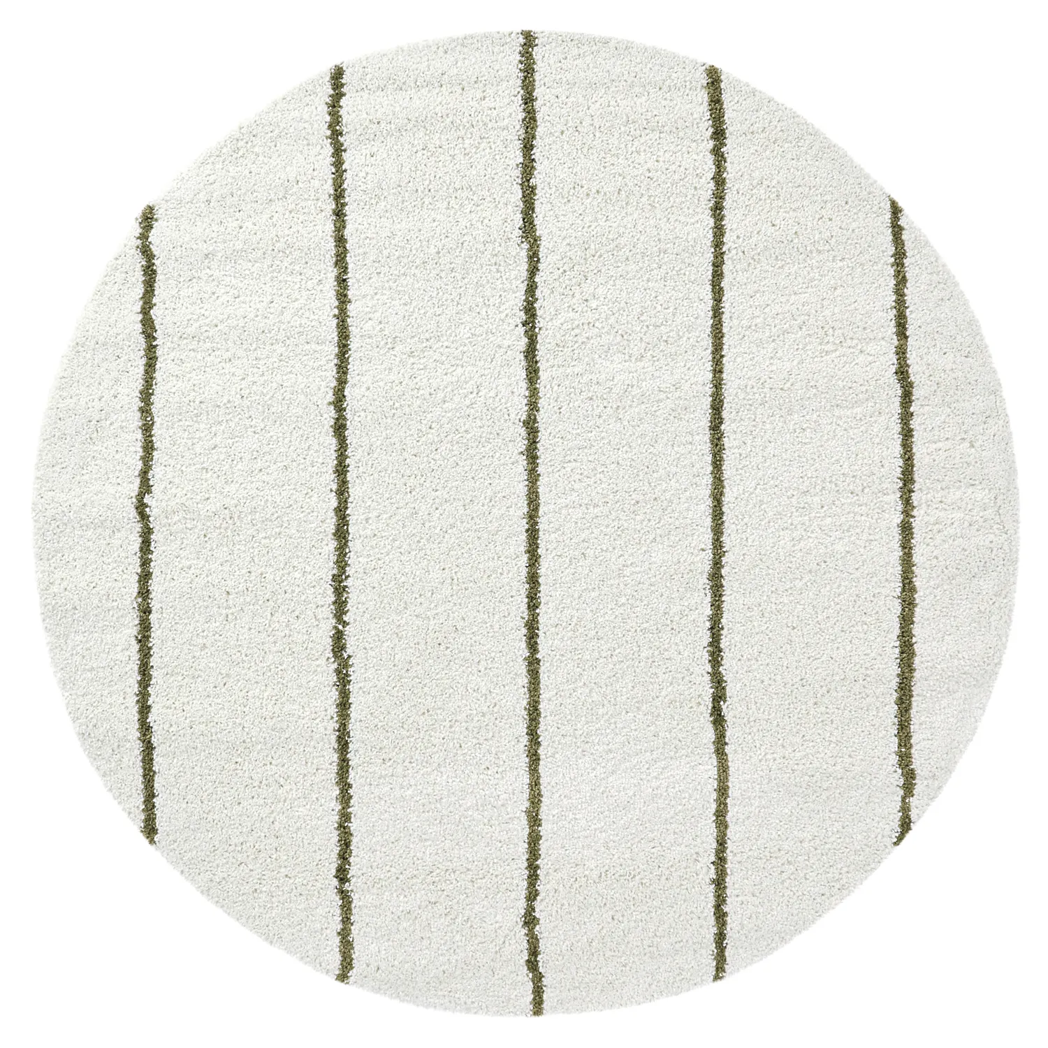 Round rugs - Eze (white/green)