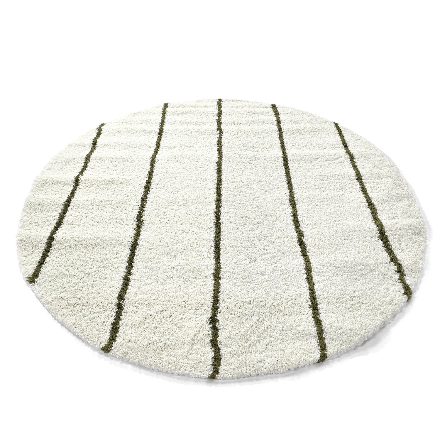 Round rugs - Eze (white/green)