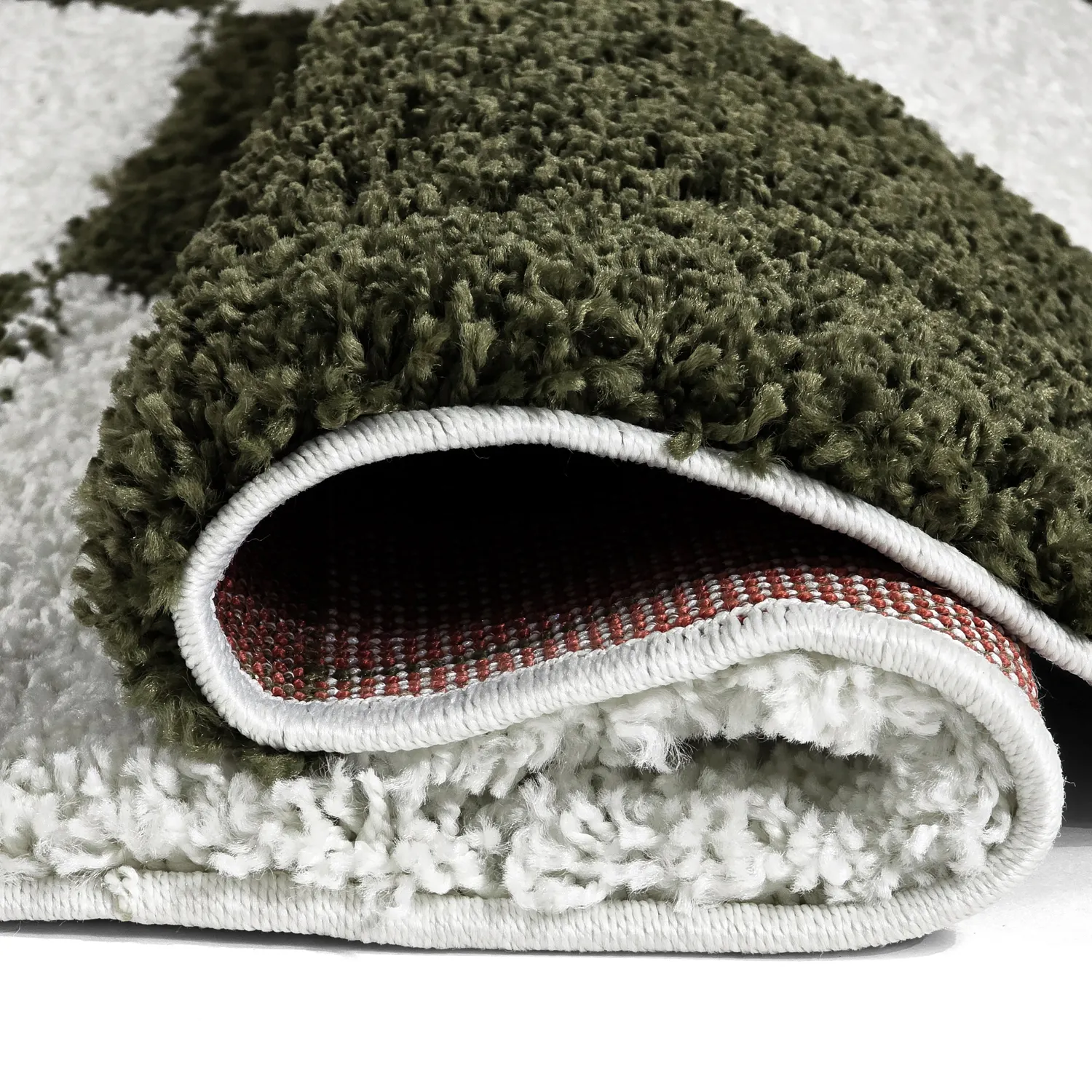 Round rugs - Gordes (green/white)