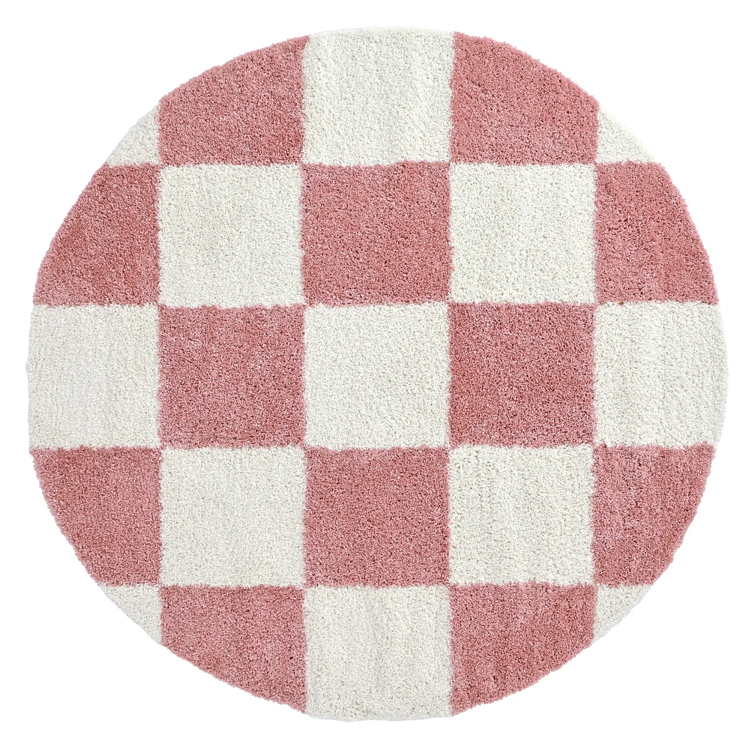 Round rugs - Gordes (pink/white)