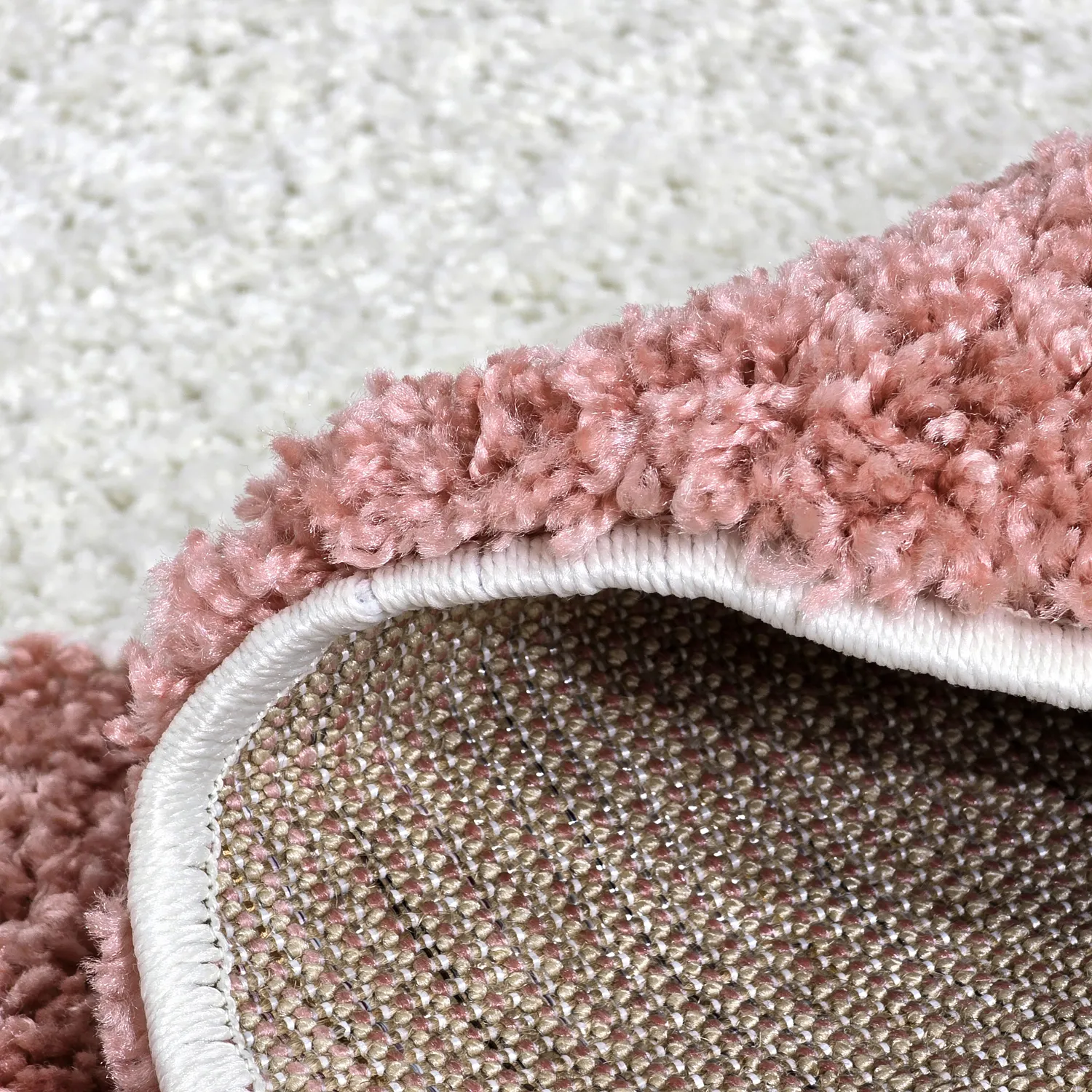 Round rugs - Gordes (pink/white)