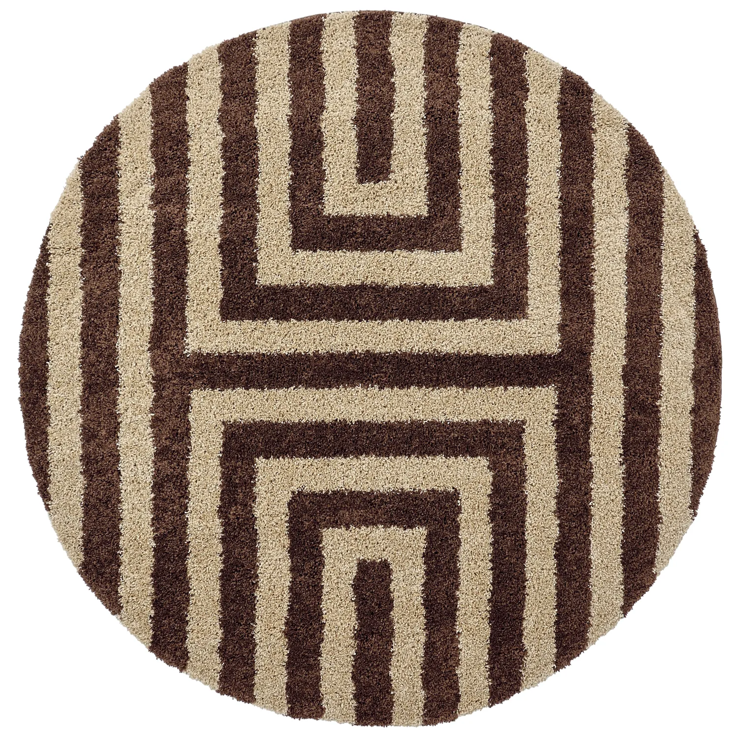 Round rugs - Imilchil (beige/brown)