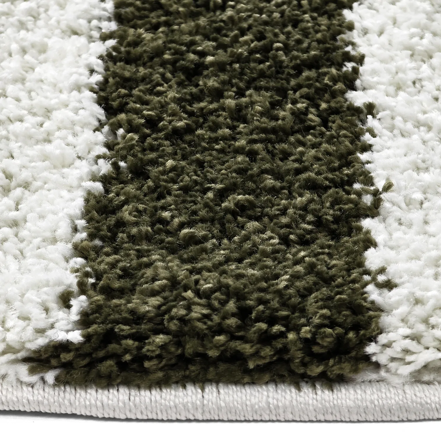 Round rugs - Imilchil (white/green)