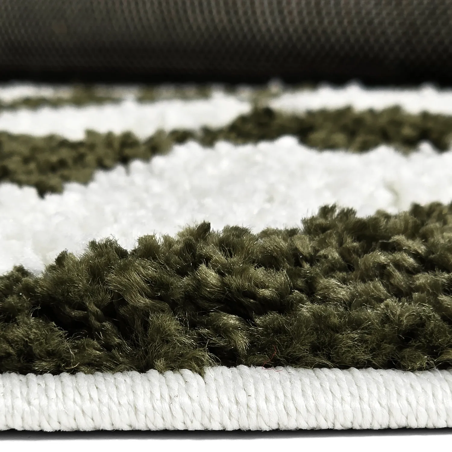 Round rugs - Imilchil (white/green)