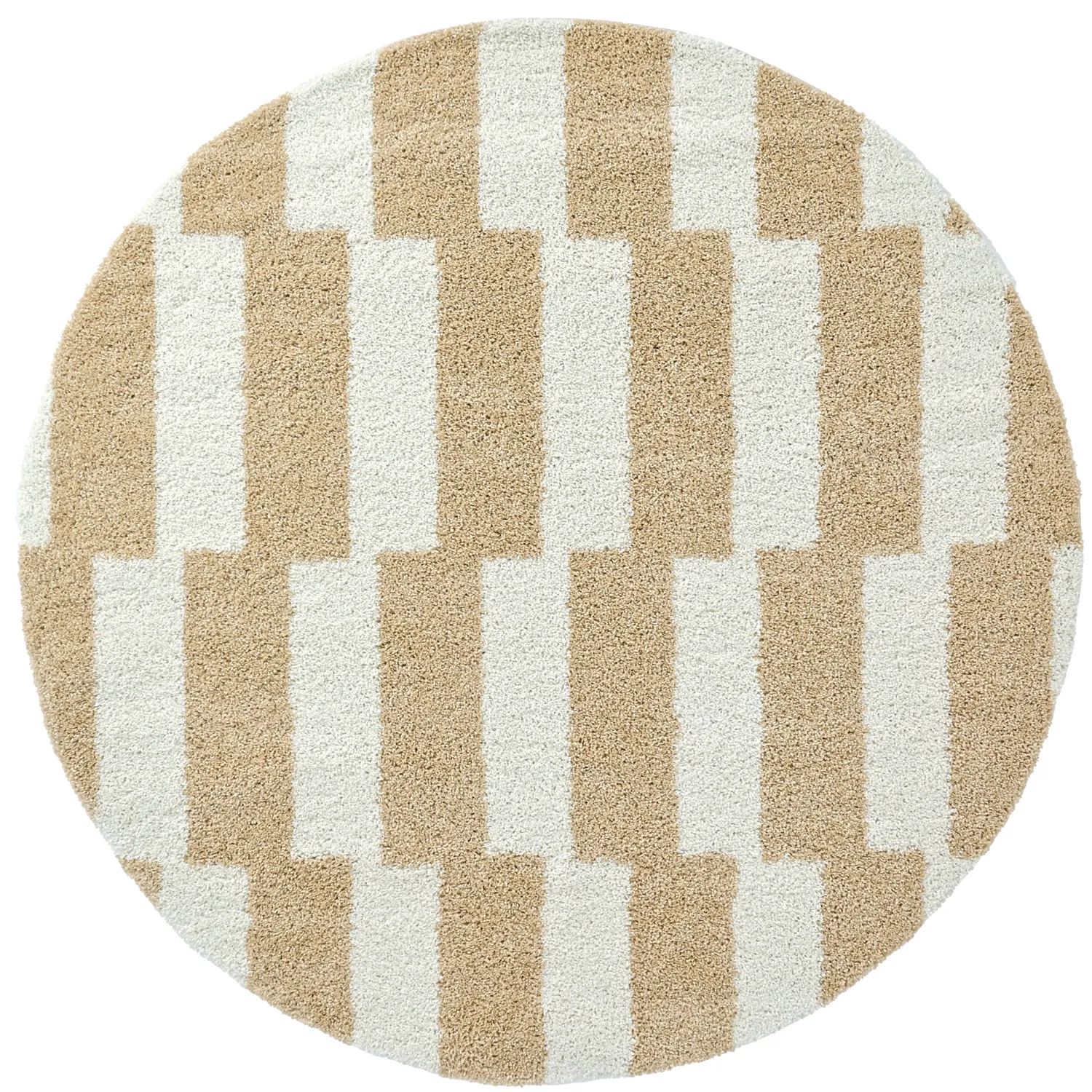 Round rugs - Tamri (beige/white)