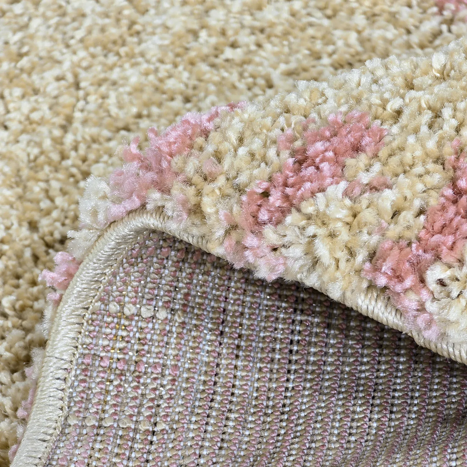 Round rugs - Tiznit (beige/pink)