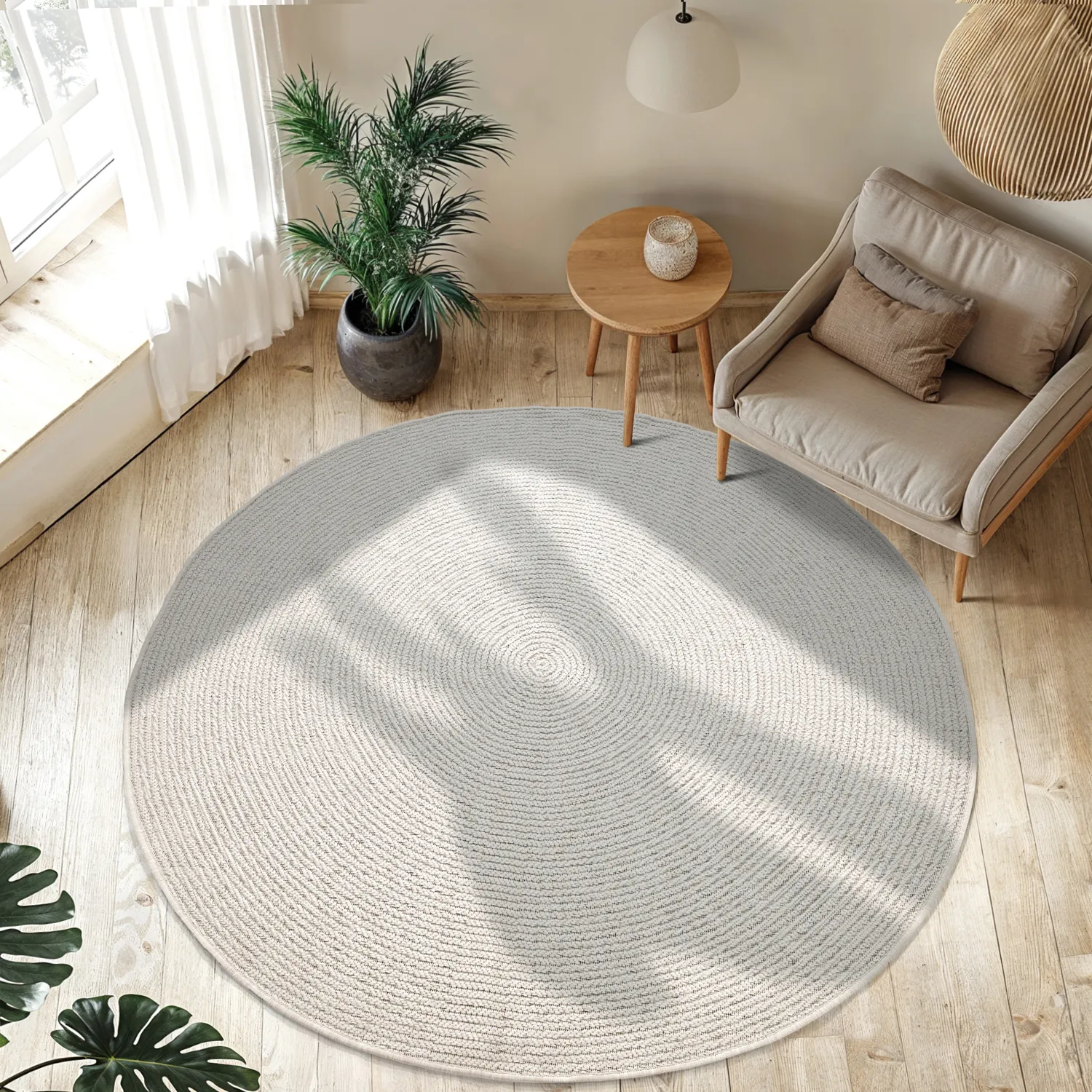 Round rug - Indoor/Outdoor Arlo (off-white)