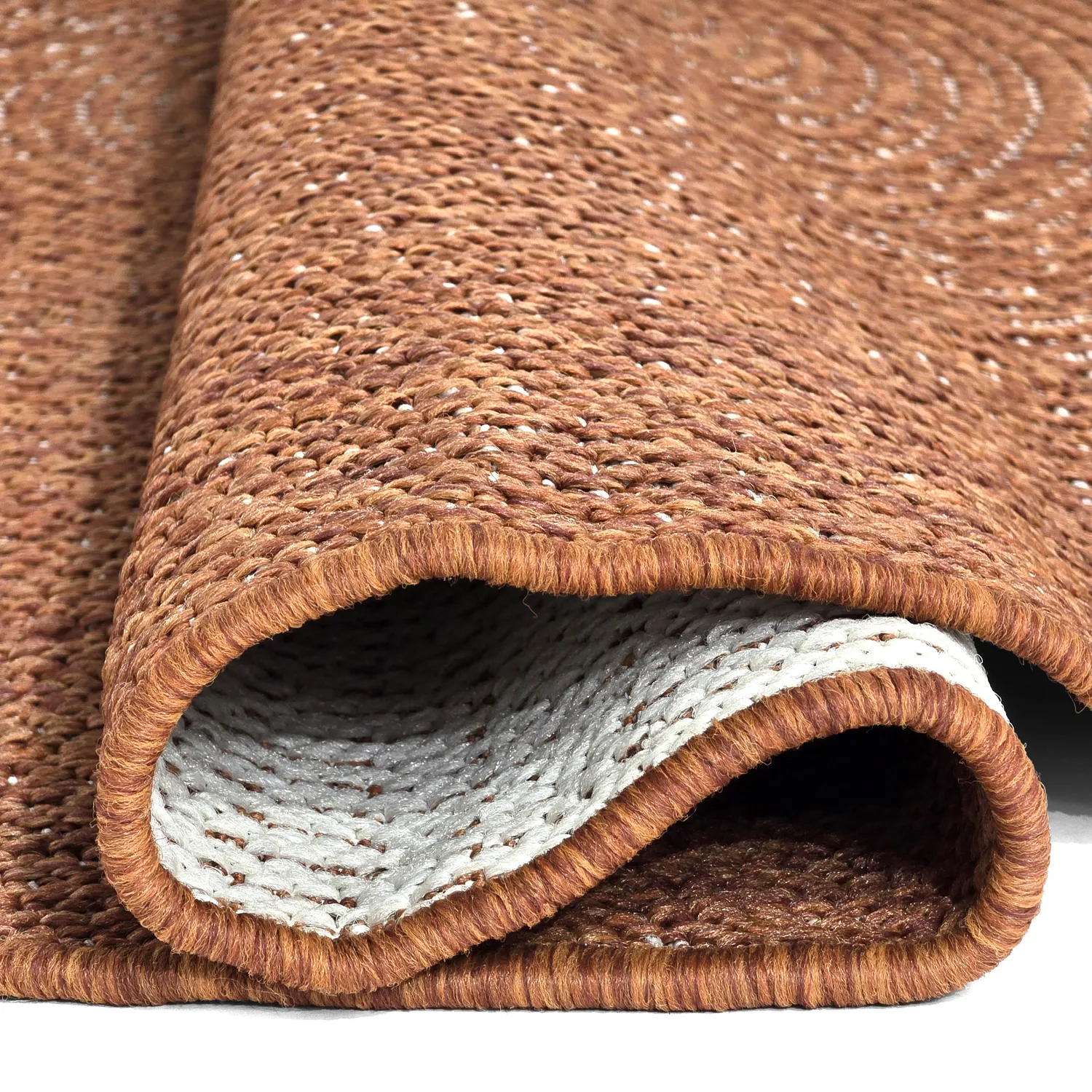 Round rug - Indoor/Outdoor Arlo (orange)