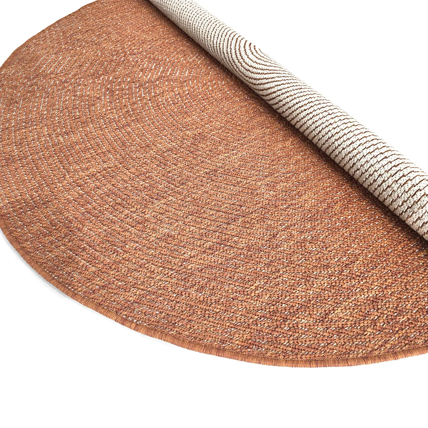 Round rug - Indoor/Outdoor Arlo (orange)