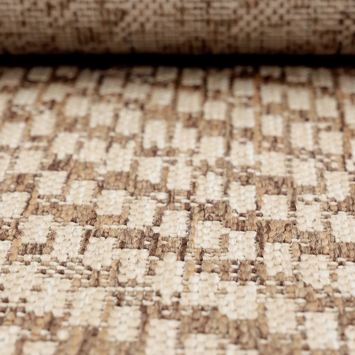 Round rug - Indoor/Outdoor Donora (brown)