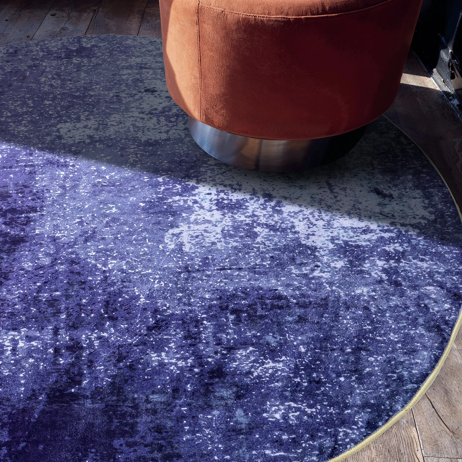 Round rug - Lynton (purple)