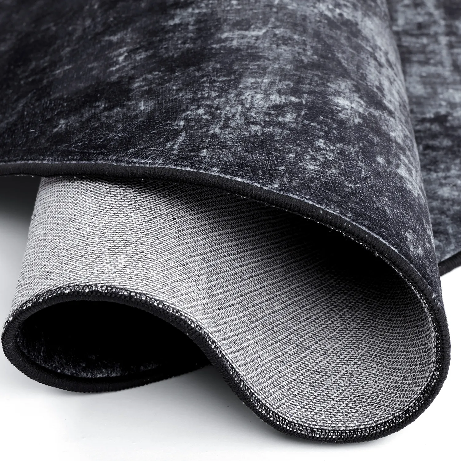 Round rug - Lynton (black)