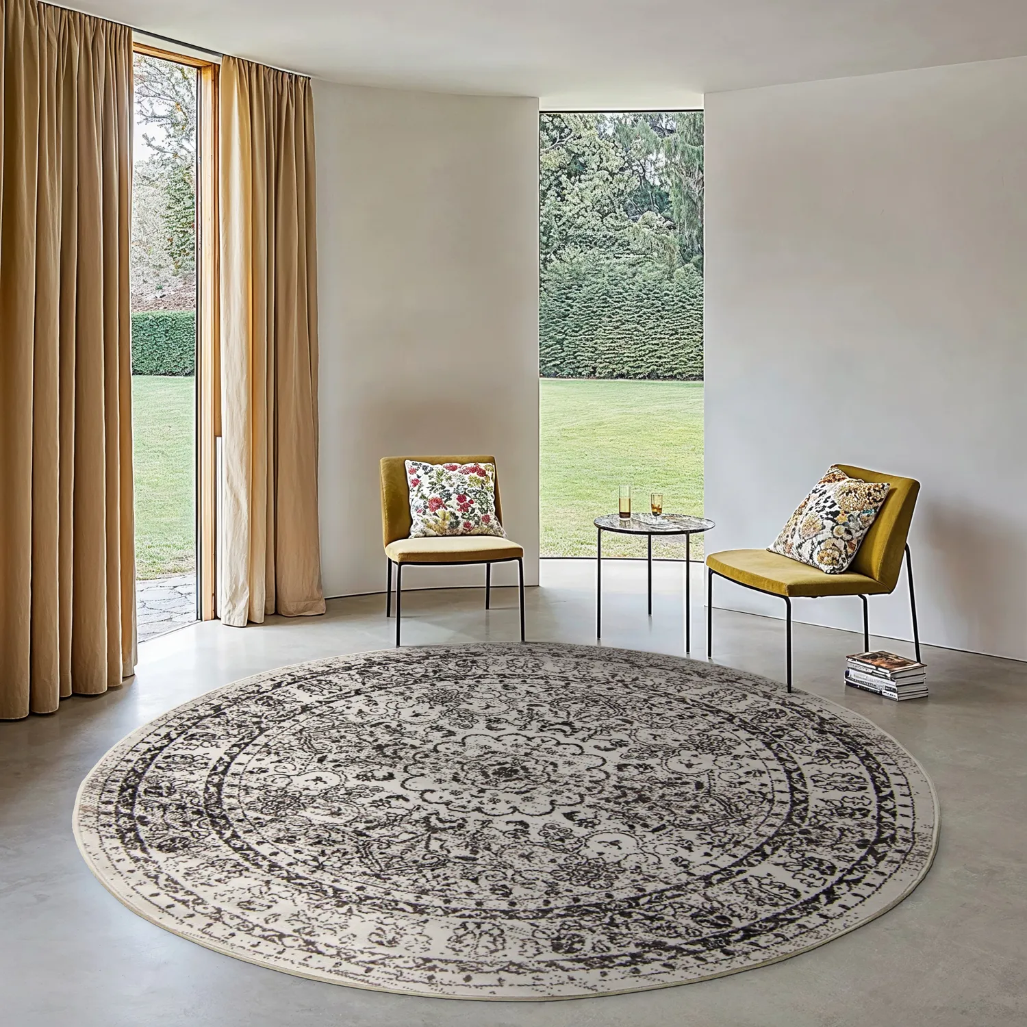 Round rug - Peking Noble (grey)