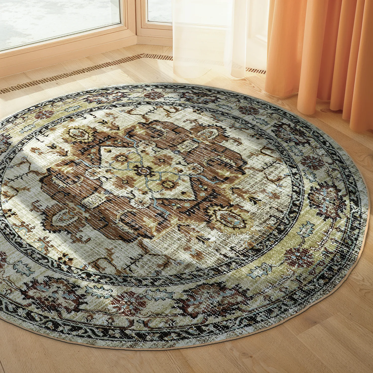 Round rug - Siliana (beige)