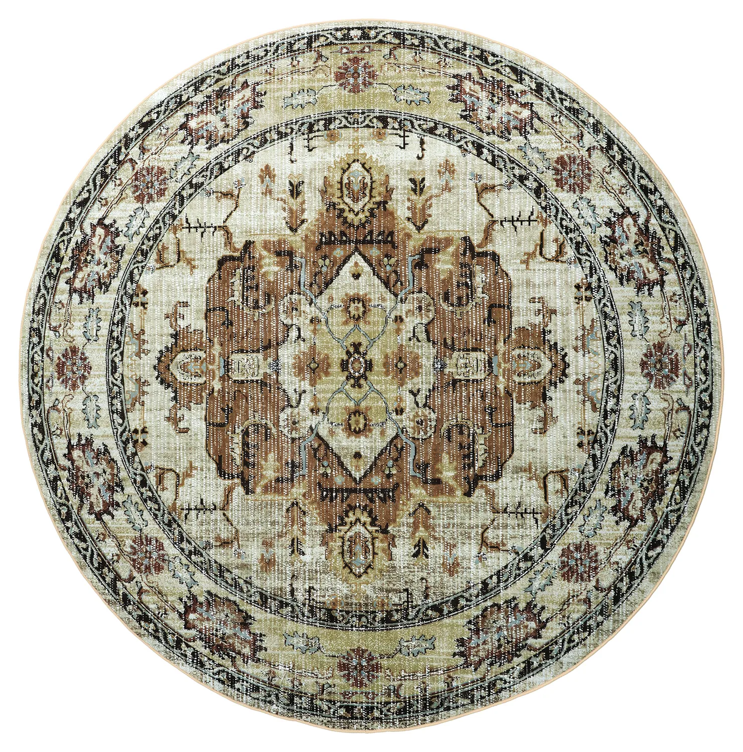 Round rug - Siliana (beige)