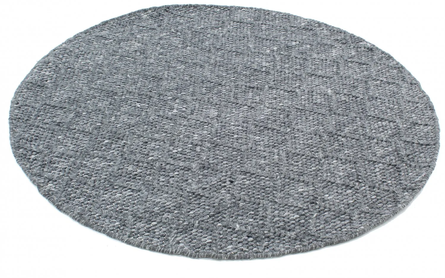 Round rug - Rut (dark grey)