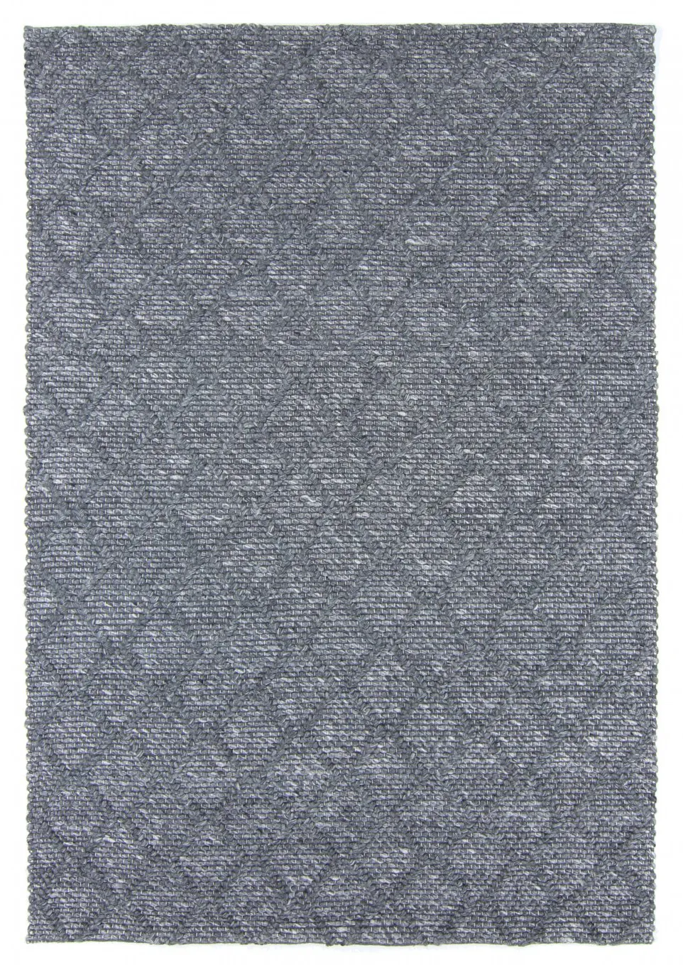Wool rug - Rut (dark grey)