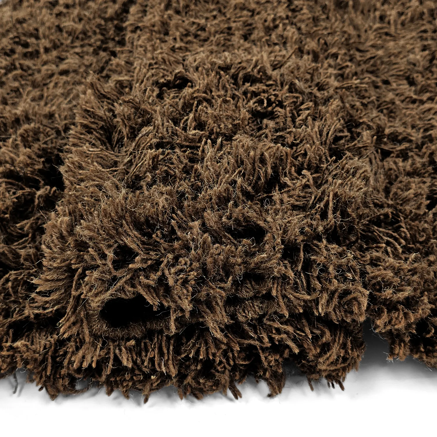 Shaggy rugs - Melilla Hand Woven Wool Shaggy (brown)