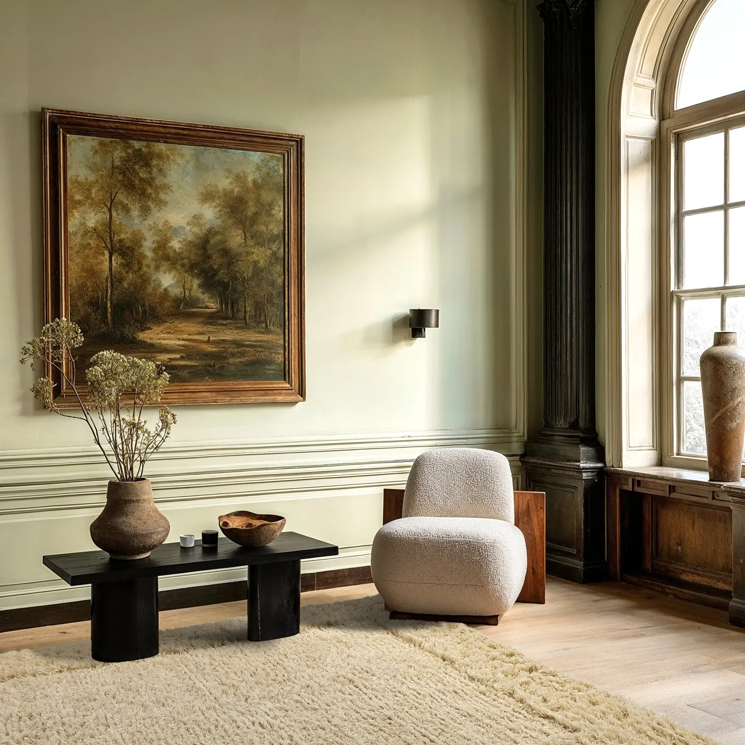 Shaggy rugs - Melilla Hand Woven Wool Shaggy (nature)