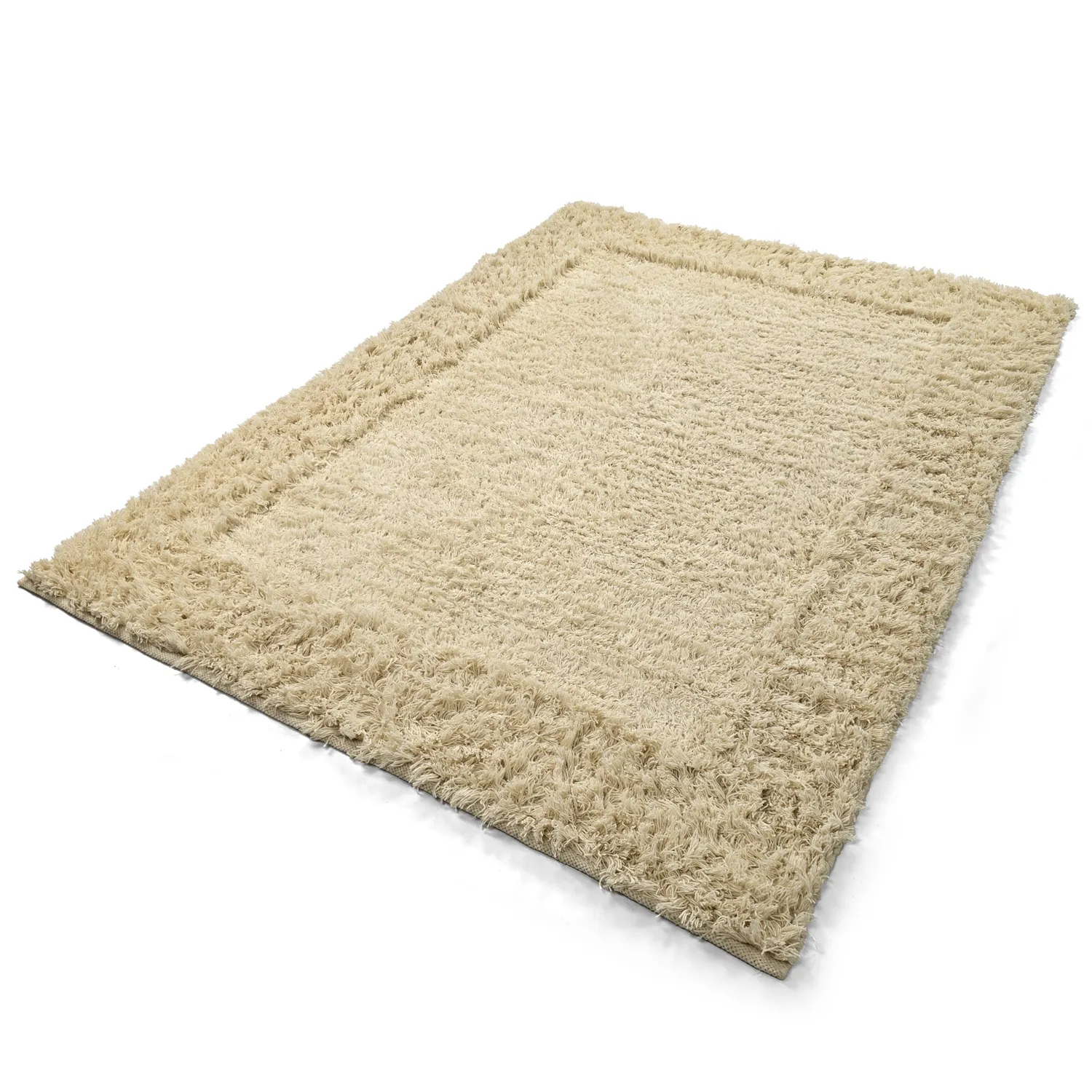 Shaggy rugs - Melilla Hand Woven Wool Shaggy (nature)