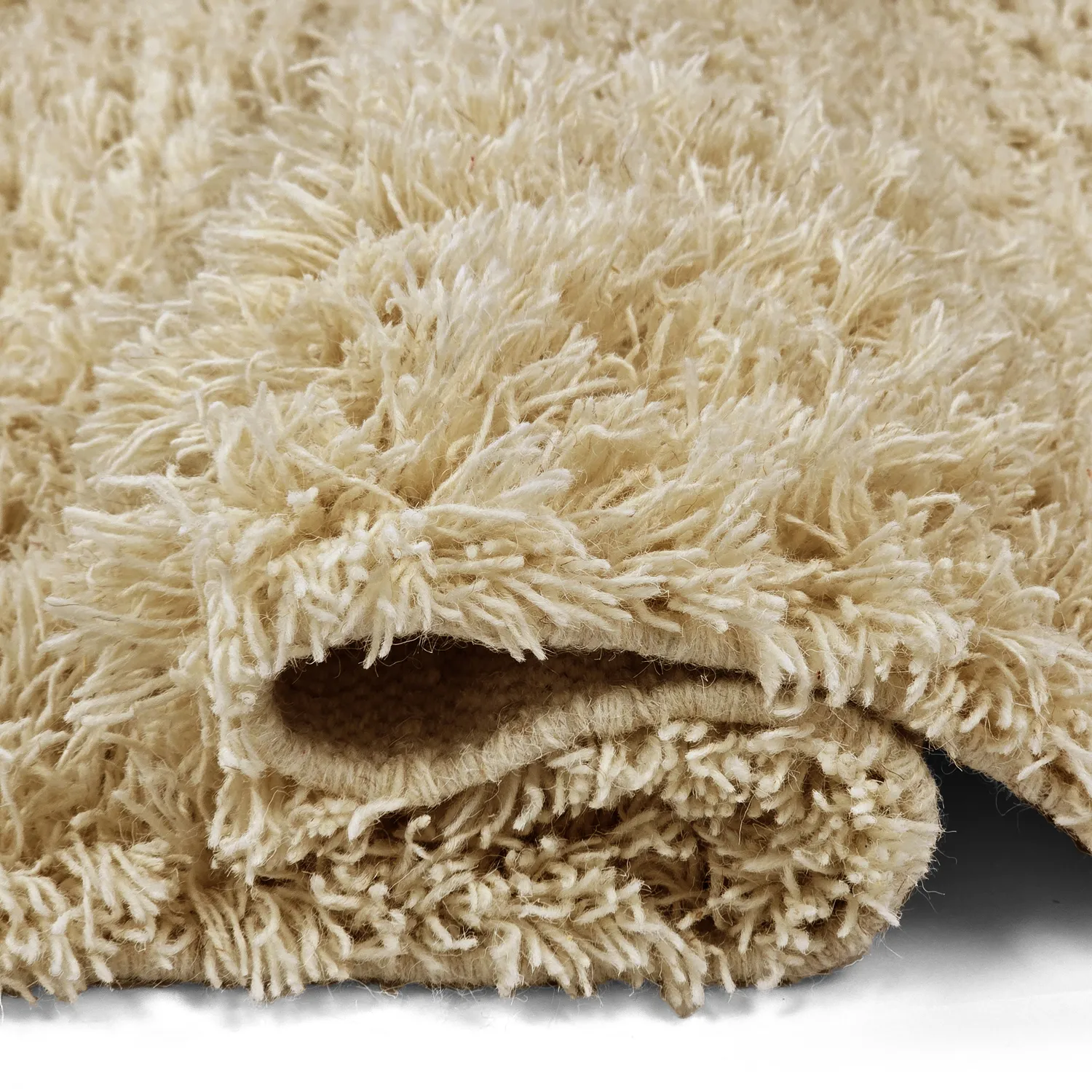 Shaggy rugs - Melilla Hand Woven Wool Shaggy (nature)