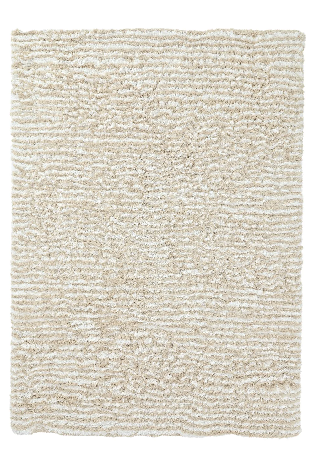 Shaggy rugs - Aden (beige/white)