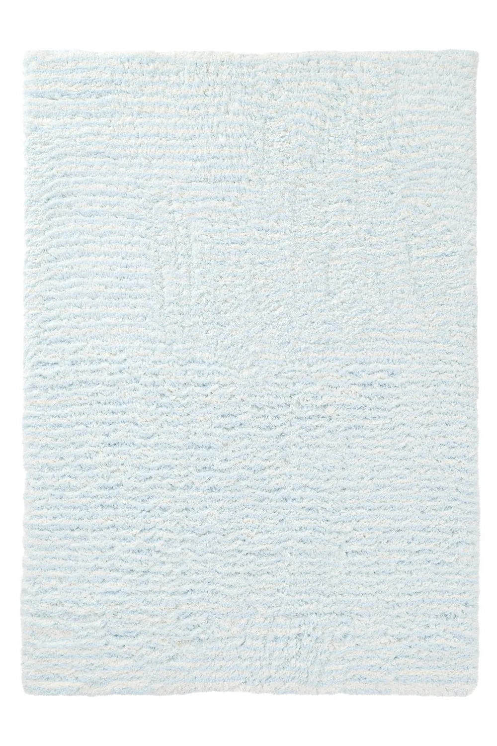 Shaggy rugs - Aden (light blue/white)