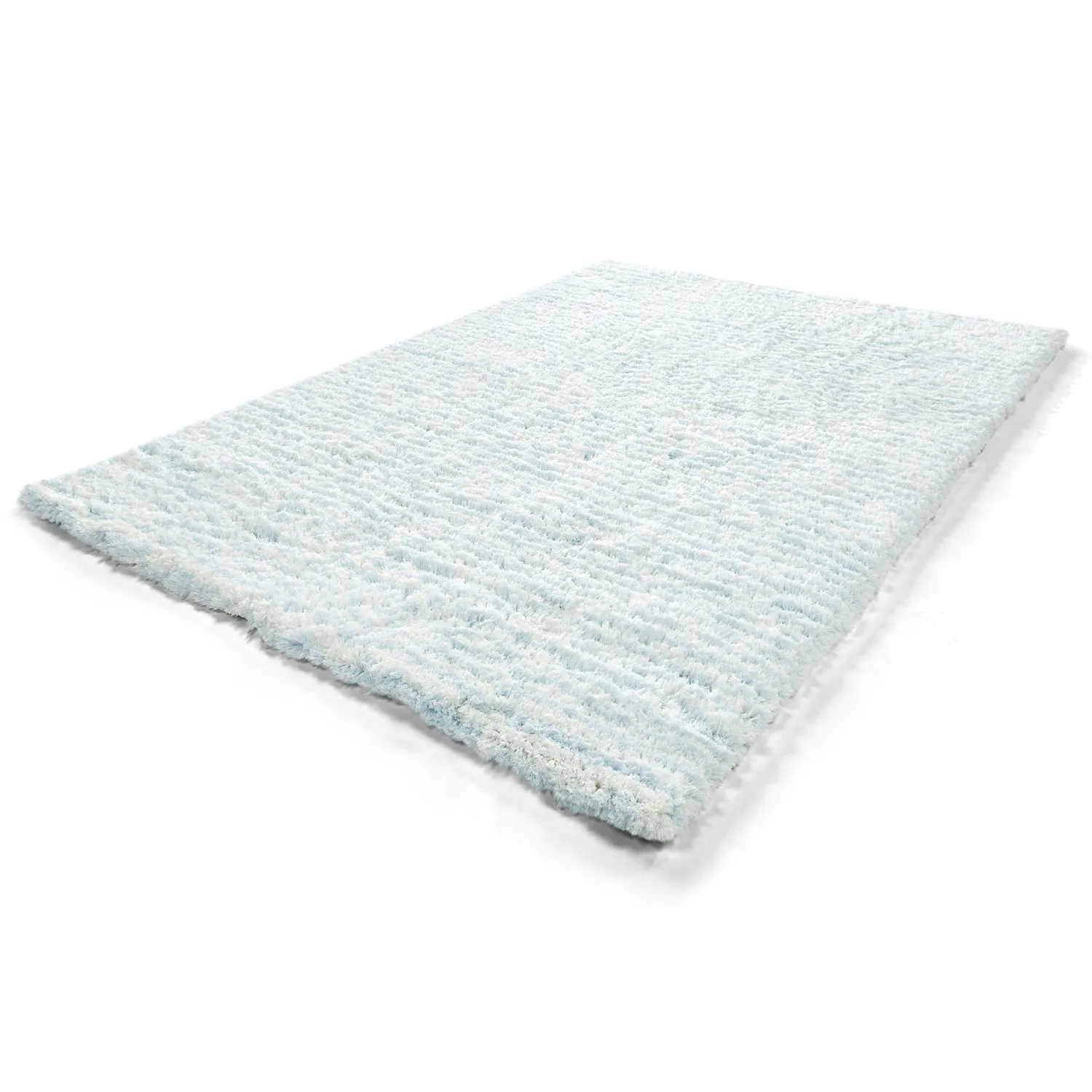 Shaggy rugs - Aden (light blue/white)