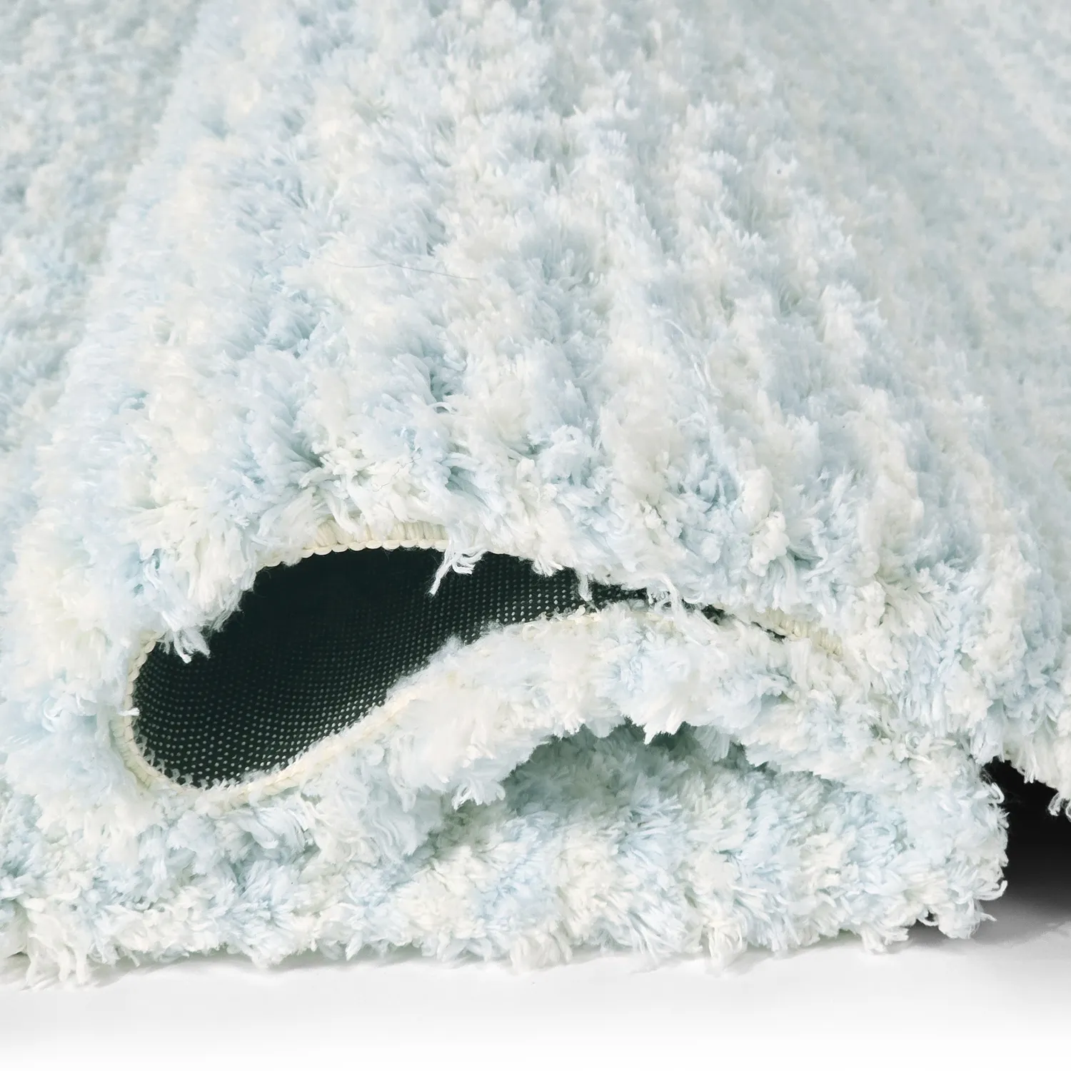 Shaggy rugs - Aden (light blue/white)