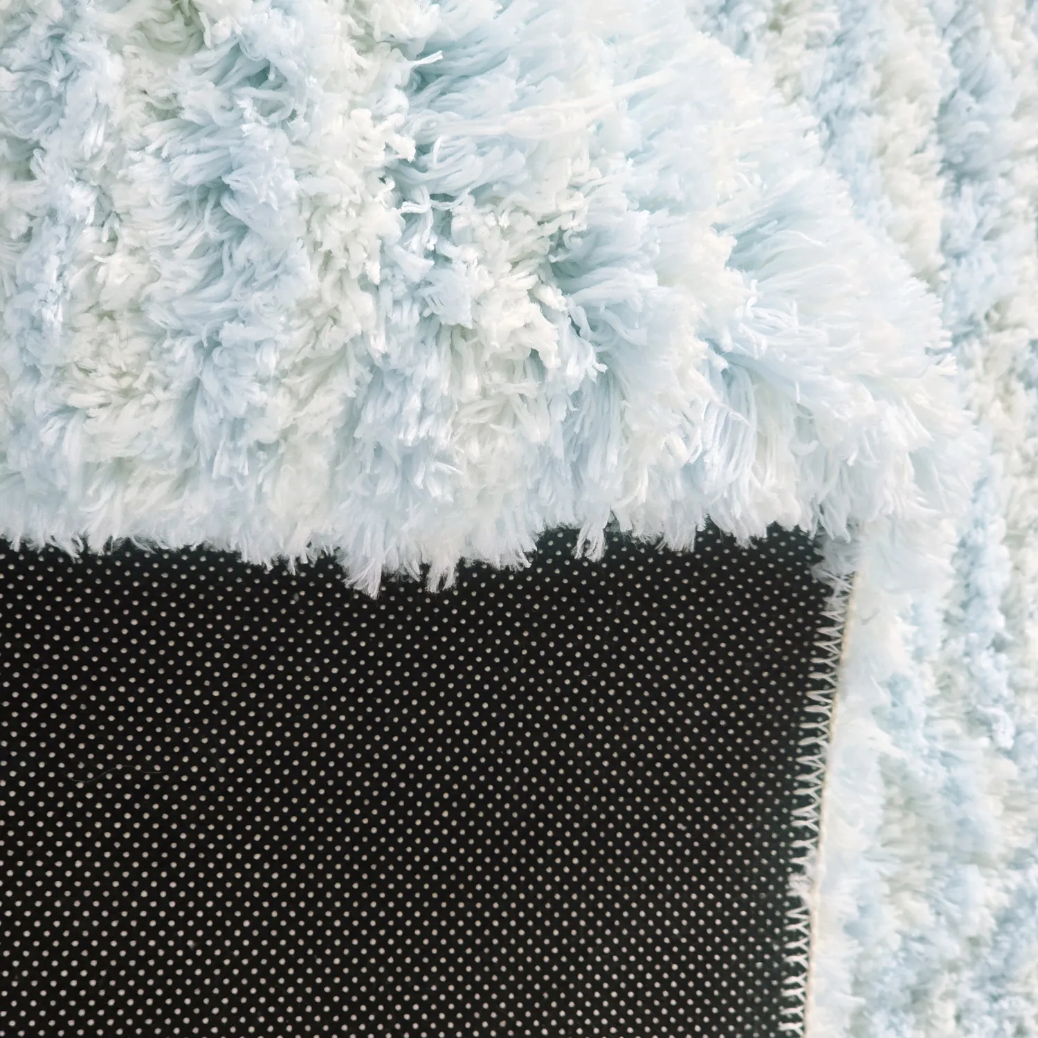 Shaggy rugs - Aden (light blue/white)