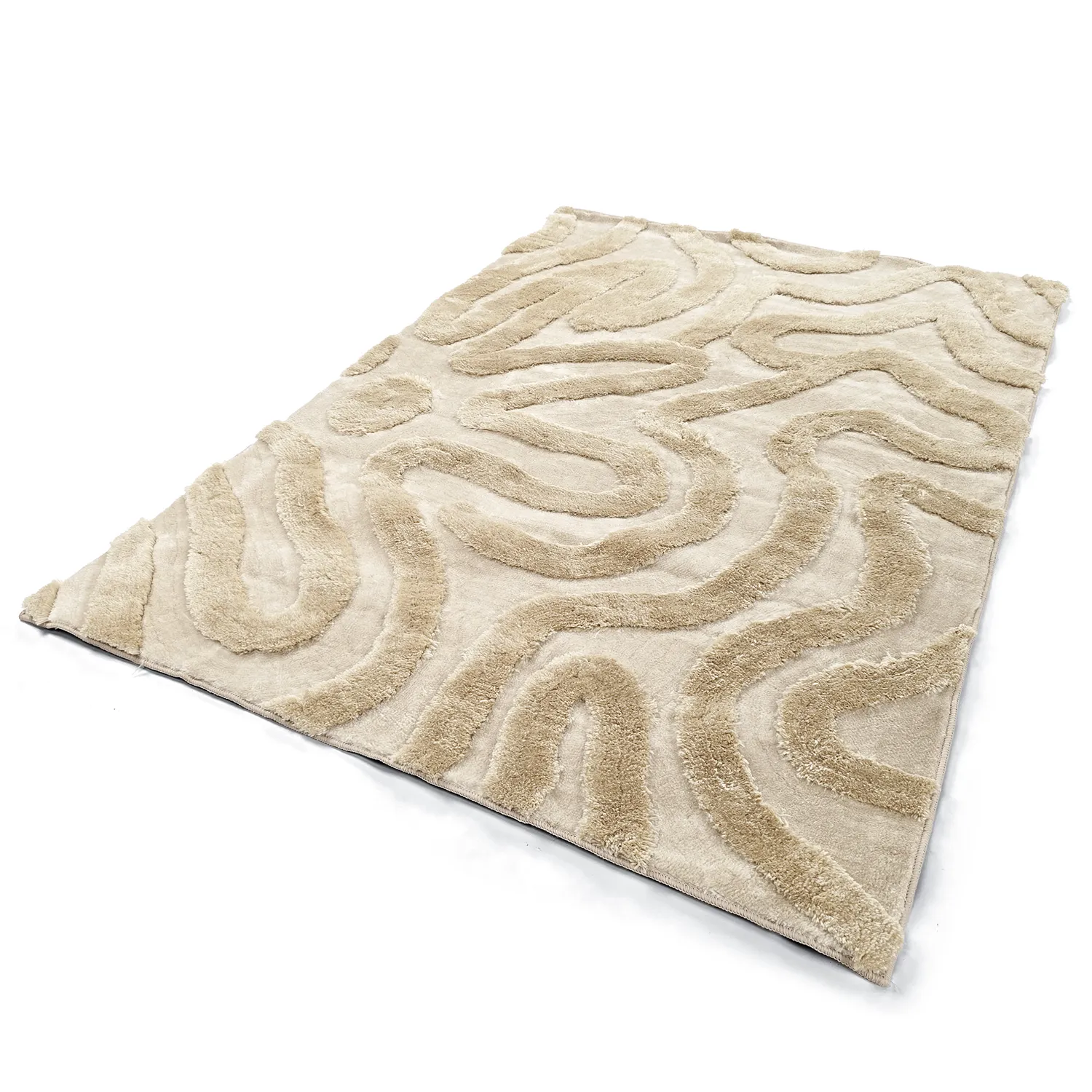 Shaggy rugs - Akaba (cream/beige)
