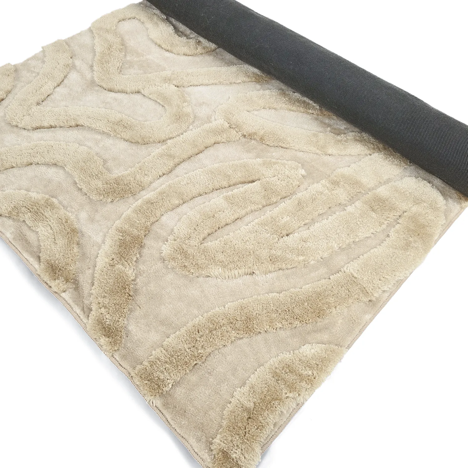 Shaggy rugs - Akaba (cream/beige)