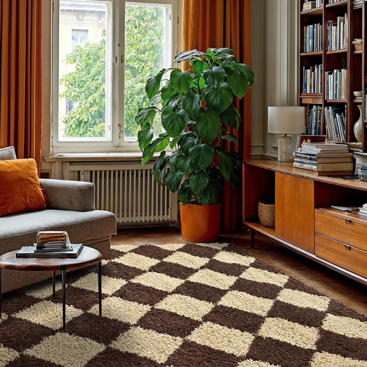 Shaggy rugs - Albi (brown/beige)
