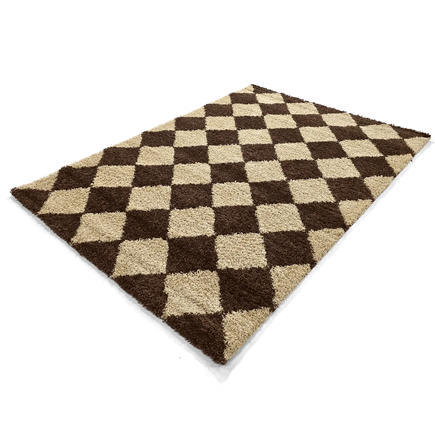 Shaggy rugs - Albi (brown/beige)