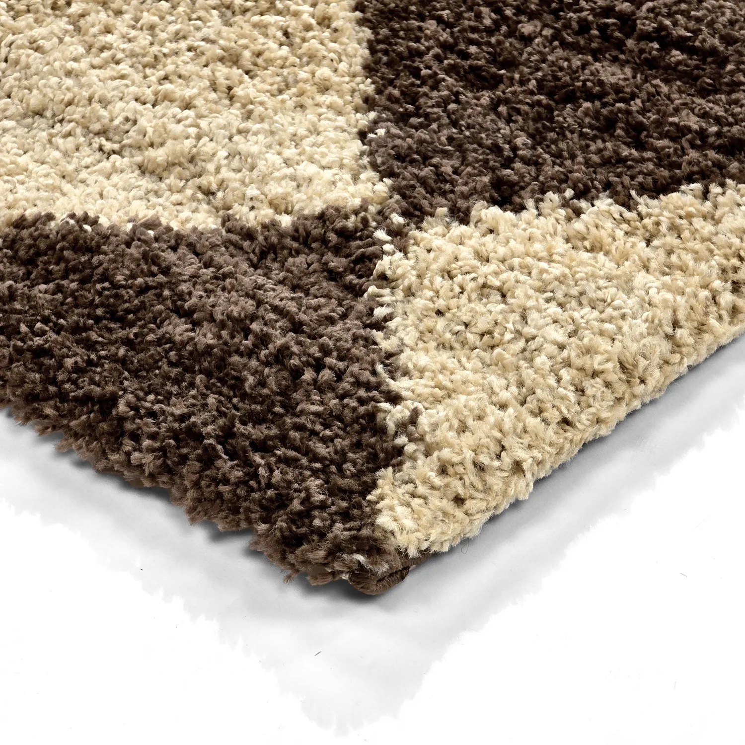 Shaggy rugs - Albi (brown/beige)
