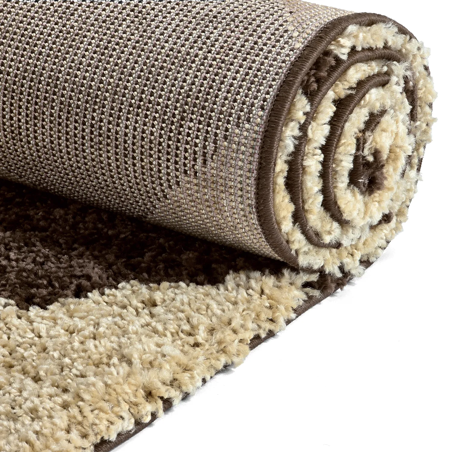 Shaggy rugs - Albi (brown/beige)