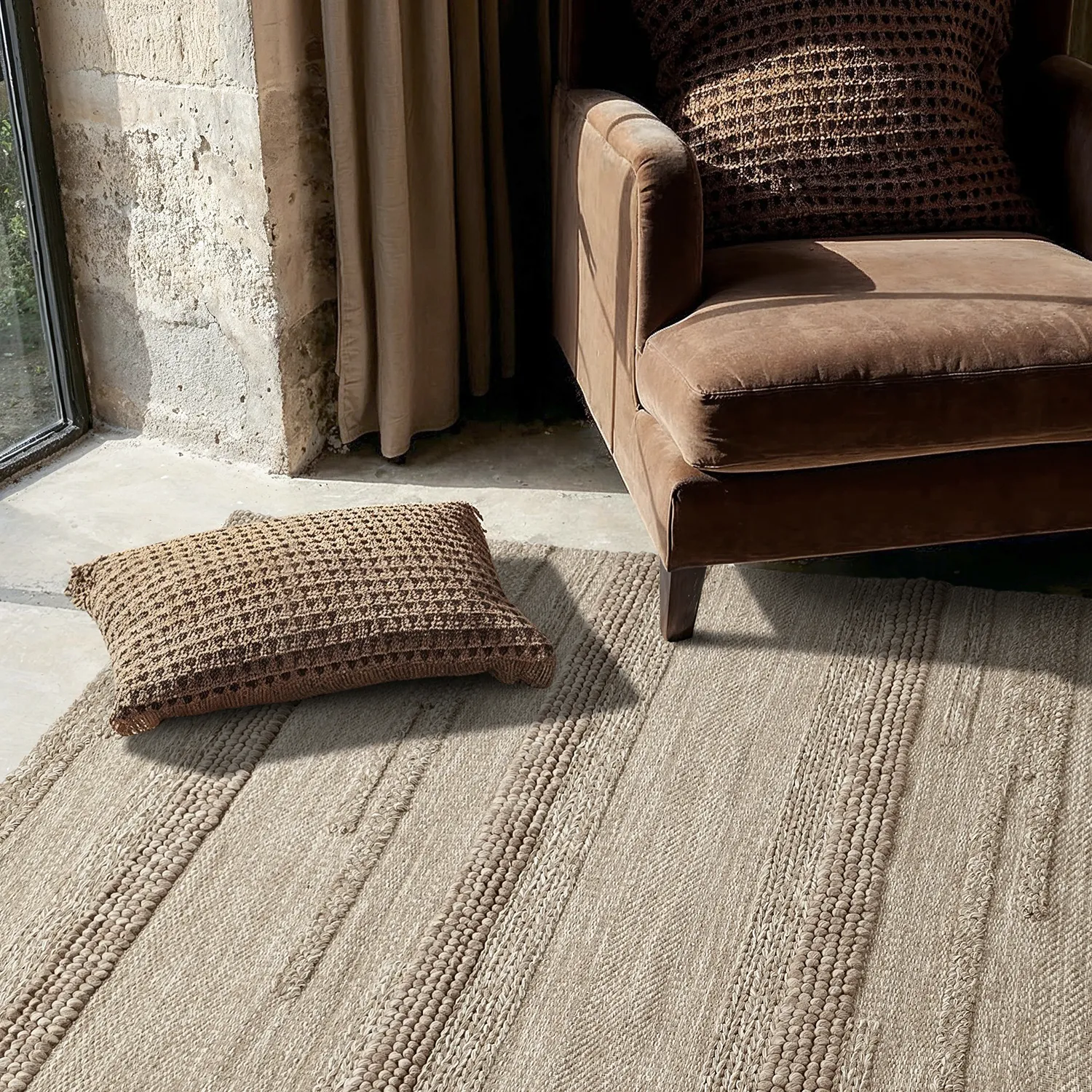 Wool rug - Almaty (beige)