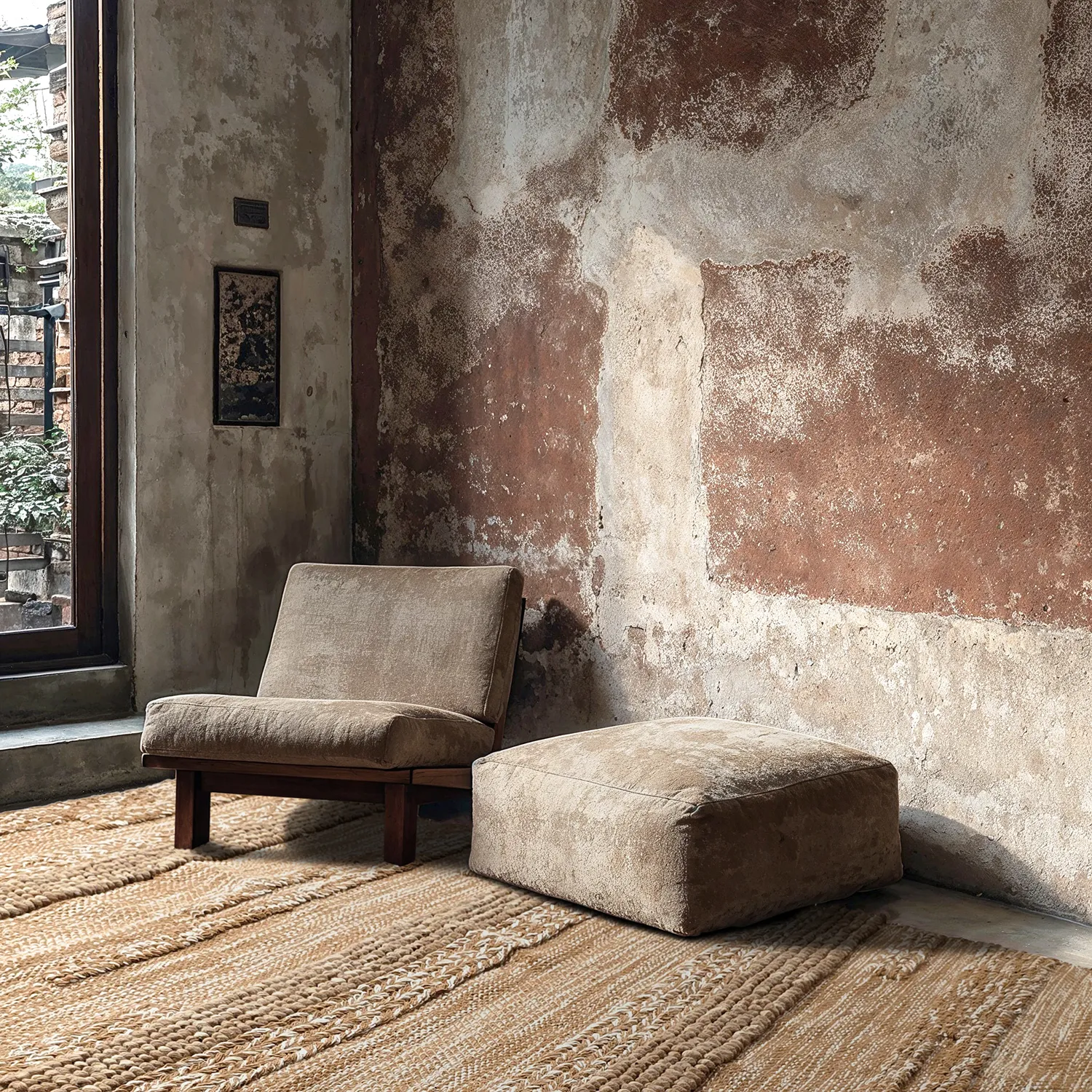 Wool rug - Almaty (light brown)