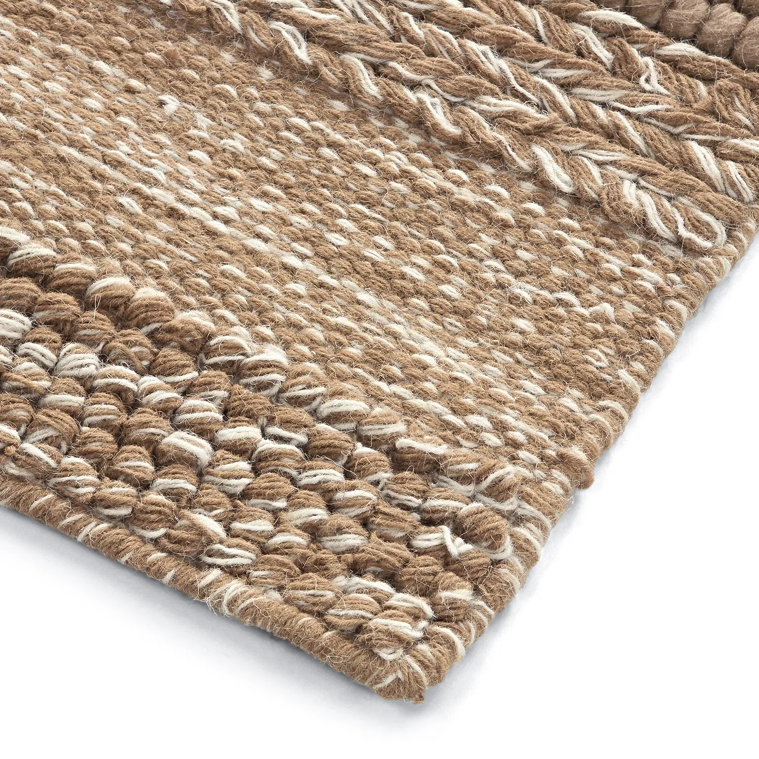Wool rug - Almaty (light brown)
