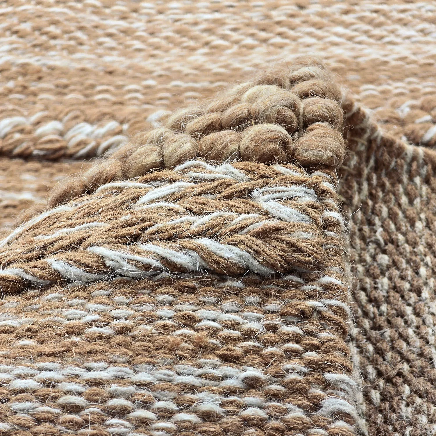 Wool rug - Almaty (light brown)