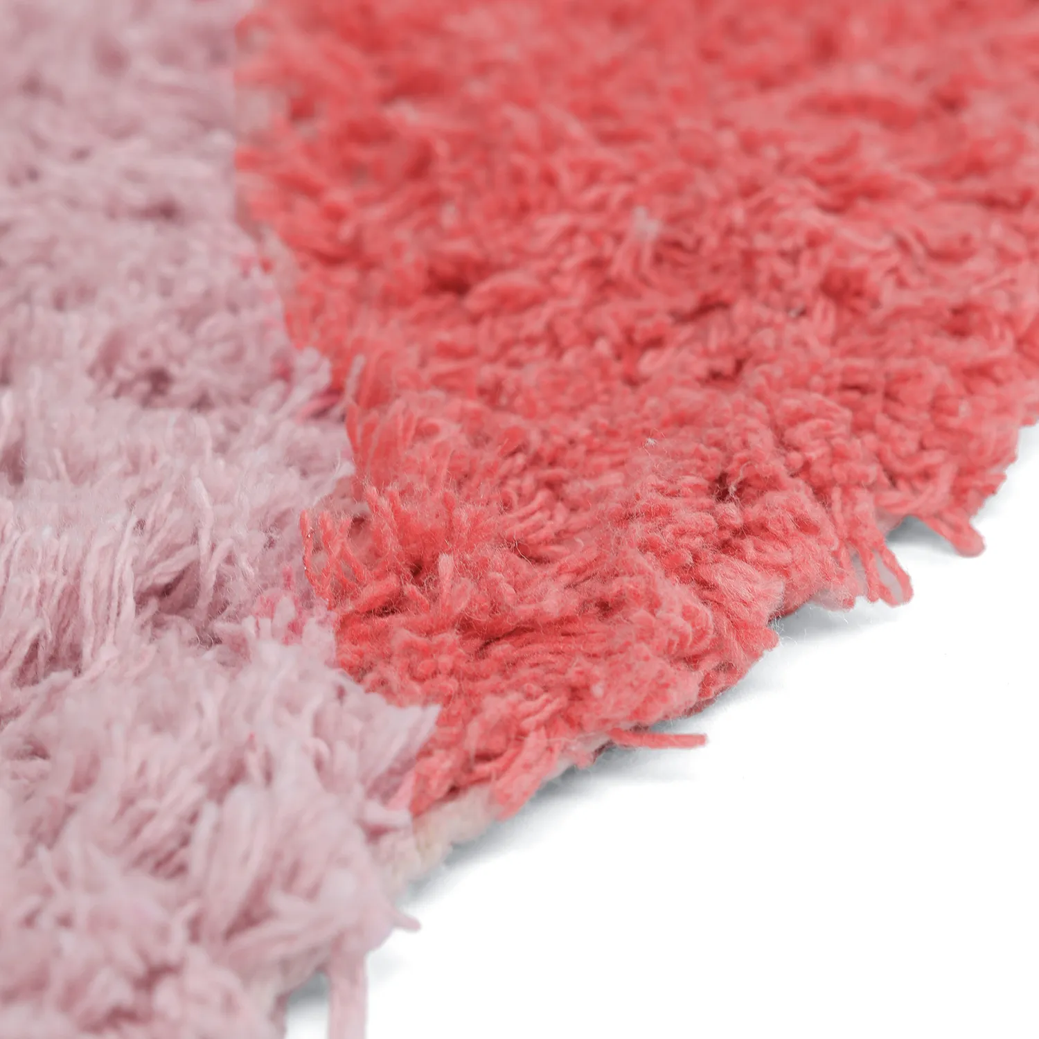 Shaggy rugs - Amira Natural Cotton Shaggy (pink)