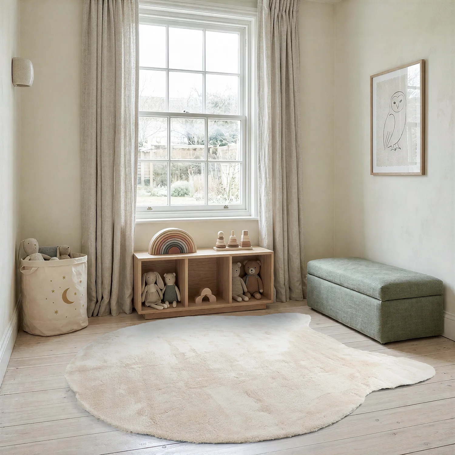 Children's Rug - Aranga Super Soft Cat (beige)