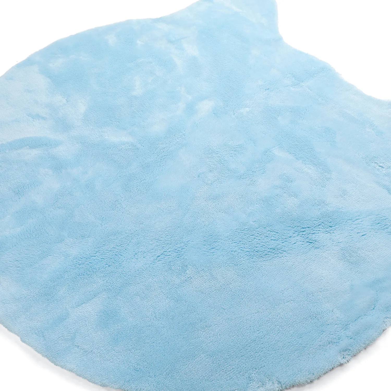 Children's Rug - Aranga Super Soft Cat (light blue)