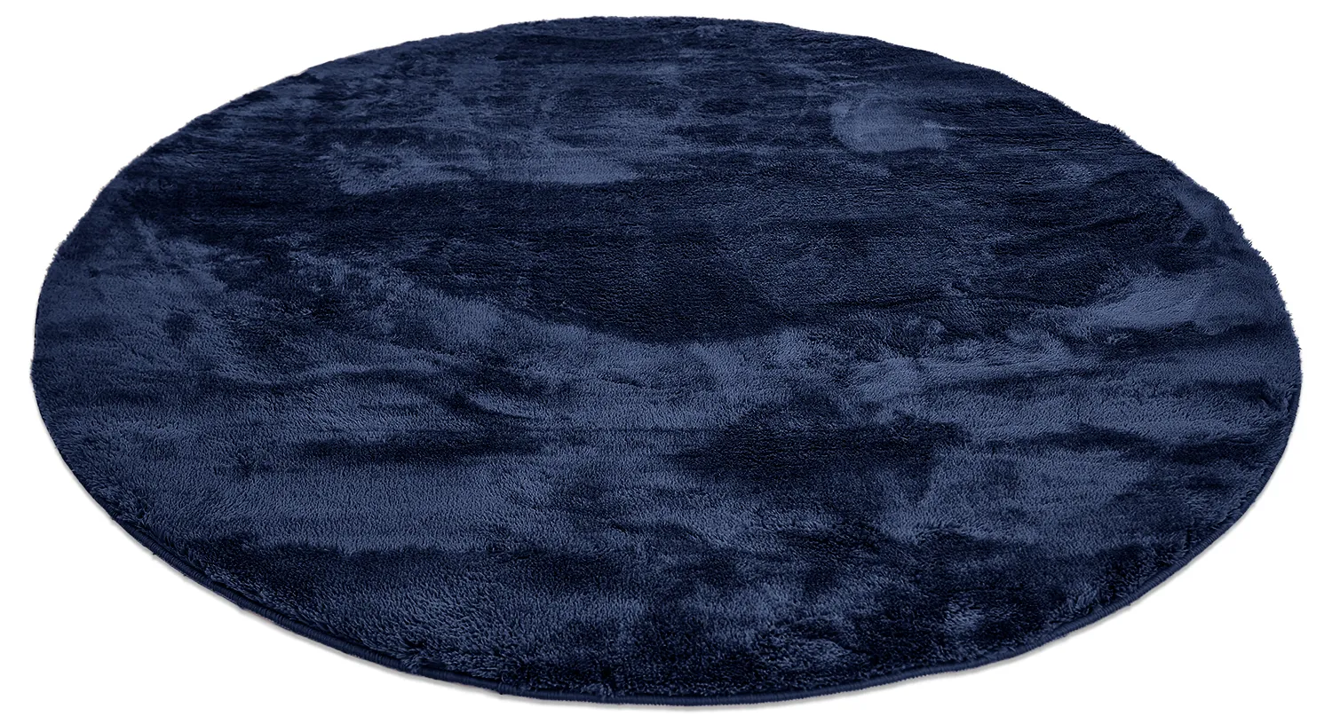 Round rugs - Aranga Super Soft Fur (dark blue)