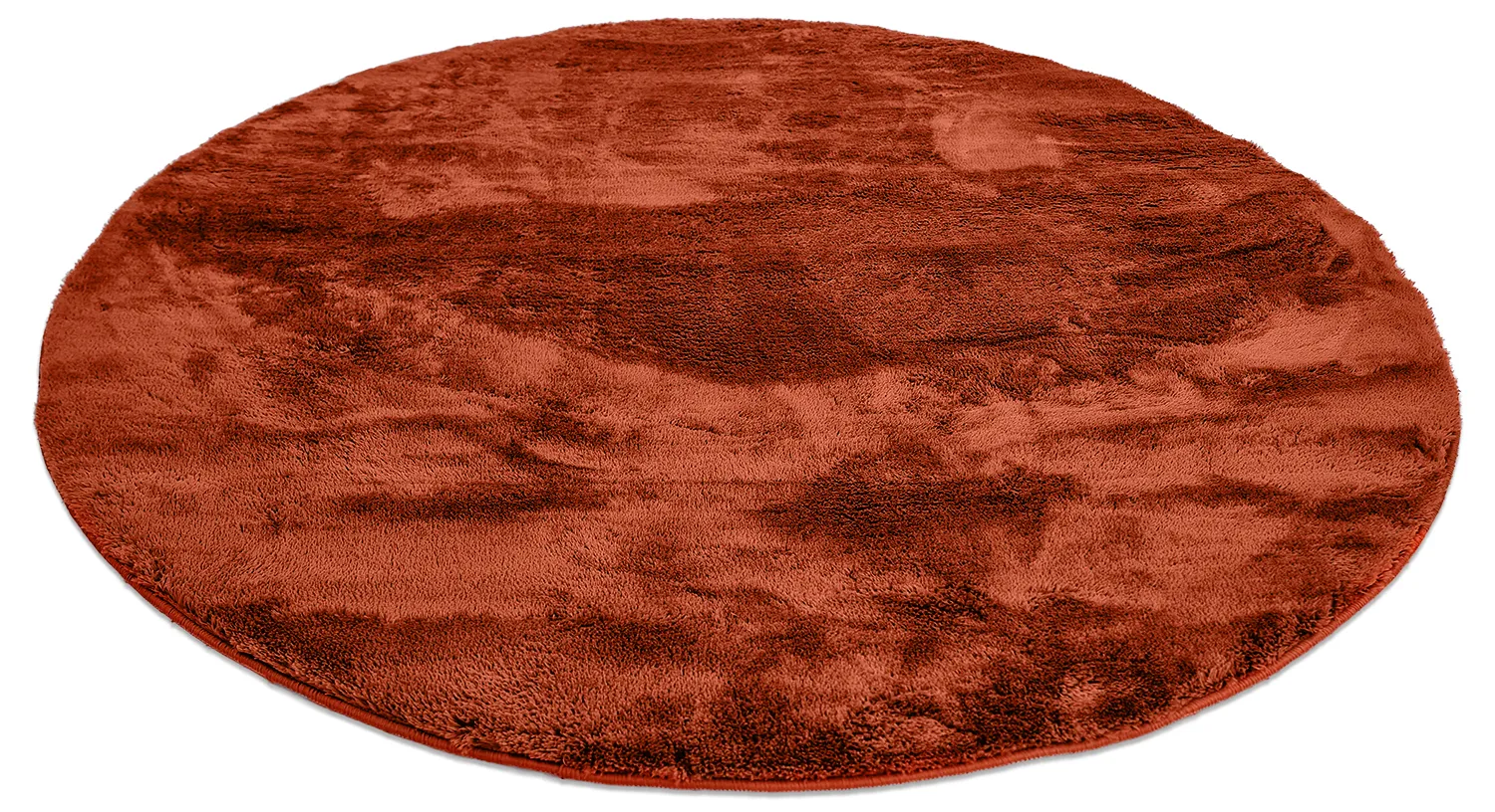 Round rugs - Aranga Super Soft Fur (red)