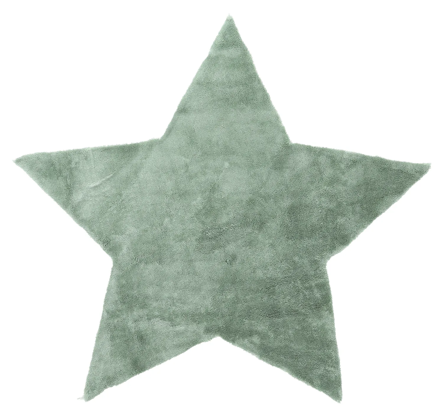 Children's Rug - Aranga Super Soft Star (green)
